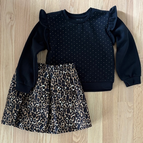 Rachel Zoe Other - Rachel Zoe Girls Sweater & Skirt Set | L